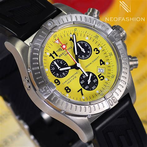 breitling chrono avenger m1 yellow|Breitling chrono avenger m1 price.